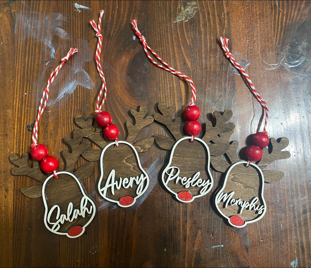 Custom Deer Ornaments