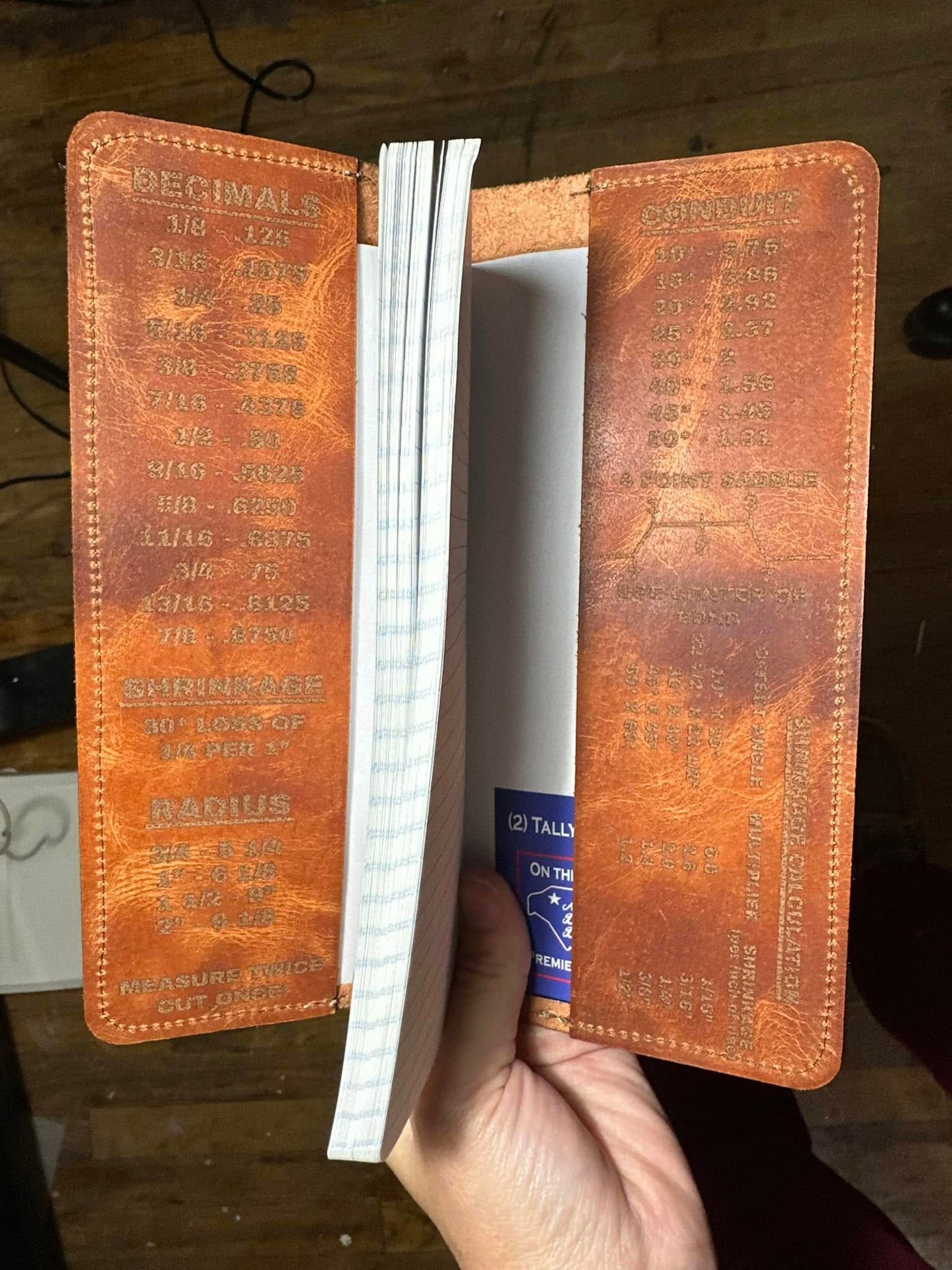 Custom Tally Book Cover