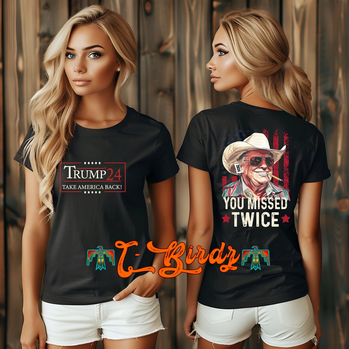 Custom Adult T-shirt ~ FRONT AND BACK